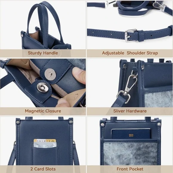 Blue Crossbody Bag - Picture 4 of 6